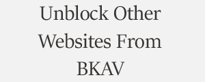 Unblock Website From Bkav Antivirus Software Plans