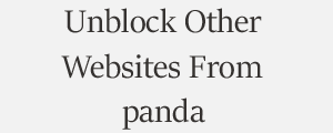 Unblock Website From Panda Security Antivirus Plans
